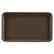 Cambro 915116 8.75" x 15" Brazil Brown High-Impact Fiberglass Rectangular Camtray - 12/Case