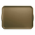 Cambro 1520H513 15" x 20" Bay Leaf Brown Reinforced Fiberglass Rectangular Camtray with Handles - 12/Case