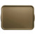 Cambro 1520H513 15" x 20" Bay Leaf Brown Reinforced Fiberglass Rectangular Camtray with Handles - 12/Case