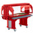 Cambro VBRHD5158 69"L x 42.50"W x 62.75"H Hot Red Polyethylene 5 Ft. Unit Cold Food Versa Food Bar Serving Buffet