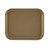 Cambro 810513 9.88" x 8" Bay Leaf Brown High-Impact Fiberglass Rectangular Camtray - 12/Case