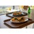 Cambro 1216DC830 16.33" W x 0.75" H x 12" D Light Oak Textured Surface Fiberglass Rectangular Decor Series Camtray - 12/Case