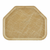 Cambro 1520TR214 14.56" x 19.5" Trapezoid Fiberglass Abstract Tan Camtray - 12/Case