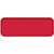 Cambro 926510 8.875" x 25.563" x 1" Signal Red High-Impact Fiberglass Rectangular Camtray - 12/Case