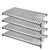 Cambro CBSK2442V4580 42" W x 24" D Brushed Graphite Polypropylene Vented Camshelving Basics Plus Shelf Plate Kit
