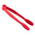 Cambro TG6404 6" Flat Grip Surface Dishwasher Safe Red Lugano Tongs - 12/Case