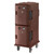 Cambro UPCH800131 20.50" W x 54" H x 27.13" D Dark Brown Polyethylene Ultra Camcart Heated Food Pan Carrier - 110V