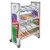 Cambro CPM244867FX1480 48" W x 67" H x 24" D Speckled Gray Steel Camshelving Premium Mobile Flex Station Unit