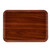 Cambro 1318308 12.63" x 17.75" x 0.69" Burma Teak Rectangular High-Impact Fiberglass Camtray - 12/Case