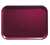 Cambro 1014522 10.63" x 13.75" Burgundy Wine Rectangular High-Impact Fiberglass Camtray - 12/Case