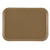 Cambro 1216513 12" x 16.31" Bay Leaf Brown Rectangular High-Impact Fiberglass Camtray - 12/Case