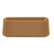 Cambro 46508 6" x 4.25" Suede Brown High-Impact Fiberglass Rectangular Camtray - 12/Case