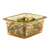 Cambro 25CLRHP150 5" Deep Amber Fits 1/2 Size Food Pans H-Pan Colander - 6/Case