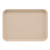 Cambro 1622106 16" x 22" Rectangular Fiberglass Light Peach Camtray - 12/Case