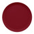 Cambro 1300522 13" Dia. Burgundy Wine Round Fiberglass Serving Camtray - 12/Case