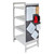 Cambro CSPEGKIT18110 16.75" W x 48" H Matte Black ABS Plastic Camshelving Pegboard Storage System