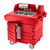 Cambro KSC402158 40.56" W x 45.50" H x 33" D Hot Red Polyethylene Mobile CamKiosk Hand Sink Cart - 110V