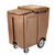 Cambro ICS200TB157 200 Lb. Coffee Beige Plastic Mobile SlidingLid Tall Ice Caddy