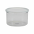 Cambro CCP15152 1.5 Qt. Clear Polycarbonate Round Crock - 6/Case