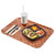 Cambro 1520302 15" x 20.25" Rectangular Fiberglass Light Basketweave Camtray - 12/Case