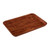 Cambro 1318309 12.63" x 17.75" x 0.69" Java Teak Rectangular High-Impact Fiberglass Camtray - 12/Case