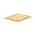 Cambro 80HPC150 1/8 Size Flat Amber High Heat H-Pan Cover - 6/Case