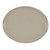 Cambro 2700104 26.88" x 22" Antique Parchment High-Impact Fiberglass Oval Camtray - 6/Case