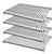Cambro EXSK1836VS4480 Camshelving Elements 36" W Plastic Gray Solid and Vented Universal Shelf Kit