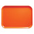 Cambro 1520220 15" x 20.25" Rectangular Fiberglass Citrus Orange Camtray - 12/Case