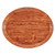 Cambro 1200309 12" Dia. Java Teak Fiberglass Round Serving Camtray - 12/Case