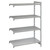 Cambro CPA215464VS4480 54" W x 21" D x 64" H Speckled Gray 4 Shelves Vented and Solid Camshelving Premium Add-On Unit