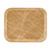 Cambro 810214 9.88" x 8" Abstract Tan High-Impact Fiberglass Rectangular Camtray - 12/Case