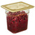 Cambro 86HP150 6" Deep Amber Plastic 1/8 Size H-Pan High Heat Hot Food Pan - 6/Case