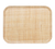 Cambro 1318204 12.63" x 17.75" x 0.69" Rattan Rectangular High-Impact Fiberglass Camtray - 12/Case