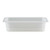 Cambro 33CLRPP190 6 15/16" x 12 3/4" x 3" Deep Amber Fits 1/3 Size Food Pans H-Pan Colander - 6/Case