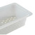 Cambro 33CLRPP190 6 15/16" x 12 3/4" x 3" Deep Amber Fits 1/3 Size Food Pans H-Pan Colander - 6/Case