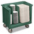 Cambro TDC30192 38.88" W x 34.50" H x 23.25" D Granite Green Polyethylene Dish Cart