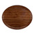 Cambro 1600308 16" Dia. Burma Teak Fiberglass Round Serving Camtray - 12/Case