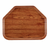 Cambro 1422TR304 14" x 22" Trapezoid Fiberglass Country Oak Camtray - 12/Case