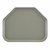 Cambro 1422TR107 14" x 22" Trapezoid Fiberglass Pearl Gray Camtray - 12/Case
