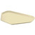 Cambro 1422TR536 14" x 22" Trapezoid Fiberglass Lemon Chiffon Camtray - 12/Case