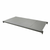 Cambro CBSK2148S5580 48" W x 21" D Brushed Graphite Polypropylene Solid Camshelving Basics Plus Shelf Plate Kit
