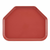 Cambro 1520TR410 14.56" x 19.5" Trapezoid Fiberglass Raspberry Cream Camtray - 12/Case