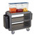 Cambro SC337615 41.50" W x 37.10" H x 23.80" D Charcoal Gray Polyethylene Ribbed Shelves Service Cart Pro