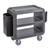 Cambro SC337615 41.50" W x 37.10" H x 23.80" D Charcoal Gray Polyethylene Ribbed Shelves Service Cart Pro