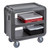 Cambro SC337615 41.50" W x 37.10" H x 23.80" D Charcoal Gray Polyethylene Ribbed Shelves Service Cart Pro