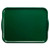 Cambro 1520H119 15" x 20" Sherwood Green Reinforced Fiberglass Rectangular Camtray with Handles - 12/Case