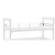 Cambro CPR14E151 14"W x 4.25"H Soft Gray Polypropylene Camshelving Premium End Shelf Rail Kit