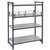 Cambro ESR2436151 24"W x 36"L x 4.25"H Soft Gray Polypropylene Camshelving Elements Full Shelf Rail Kit