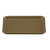 Cambro 46513 6" x 4.25" Brown High-Impact Fiberglass Rectangular Camtray - 12/Case
